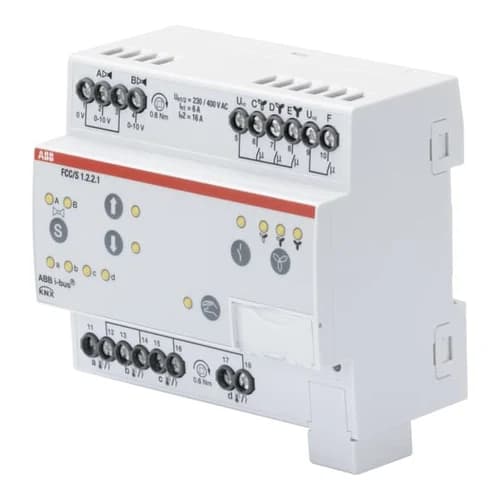 ABB KNX Fan Coil Controller 0-10 V Valves + 3-stage Fan Manual