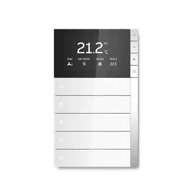 ABB KNX Peonia Thermostat Panel 2/4/10-fold 7