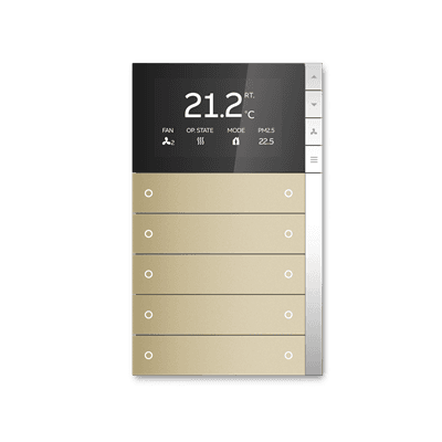 ABB KNX Peonia Thermostat Panel 2/4/10-fold 13
