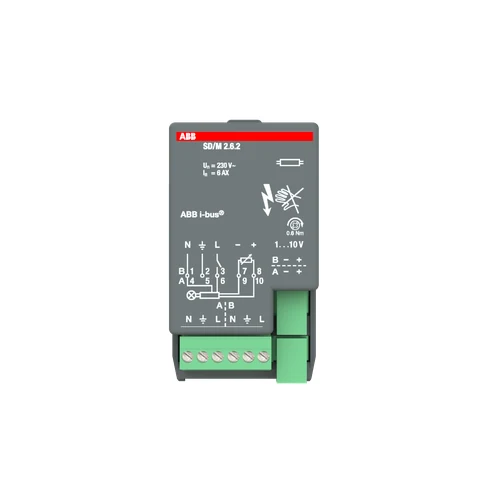 ABB KNX Switch/Dim Actuator Module 2-fold 6AX