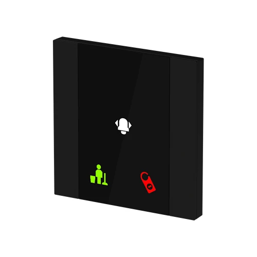 ABB i-bus KNX Yurika Control Element 1/2-fold Room Outside Panel FM Matt Black (YUA/U1.0.1-201) 2