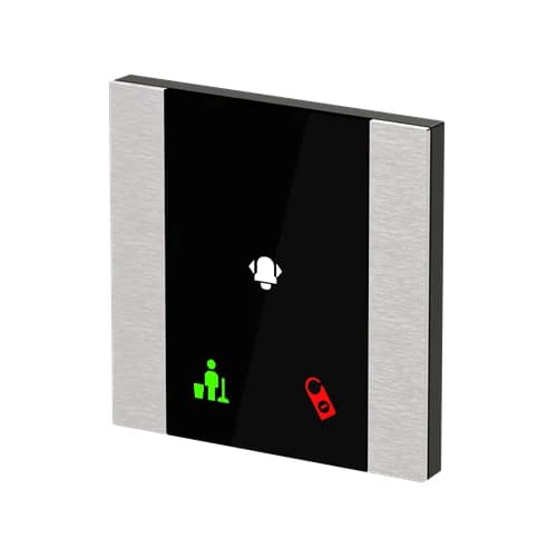 ABB KNX YUA/U1.0.1-SS Yurika Control Element 1/2-Fold Room Outside Panel (Stainless Steel) 2
