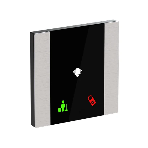 ABB KNX YUA/U1.0.1-SS Yurika Control Element 1/2-Fold Room Outside Panel (Stainless Steel)