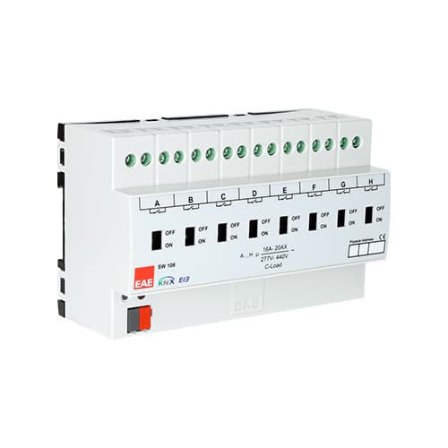 EAE SW108 KNX Switch Actuator 1