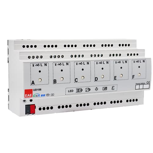 EAE UD106 KNX Universal Dimmer Actuator 1