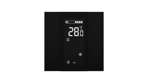 Interra iSwitch+ Aluminium KNX Thermostat Room Controller 25