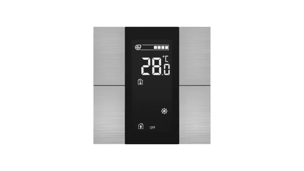 Interra iSwitch+ Aluminium KNX Thermostat Room Controller 19