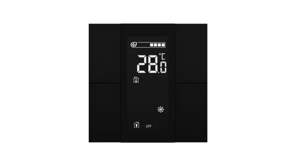 Interra iSwitch+ Aluminium KNX Thermostat Room Controller 27