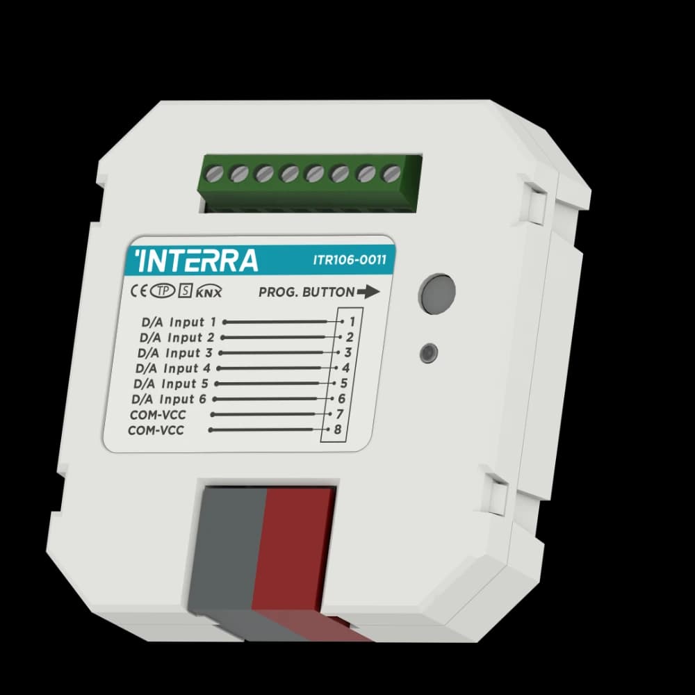 ITR106-0011 Interra KNX 6 Ch Analog Input Thermostat 2