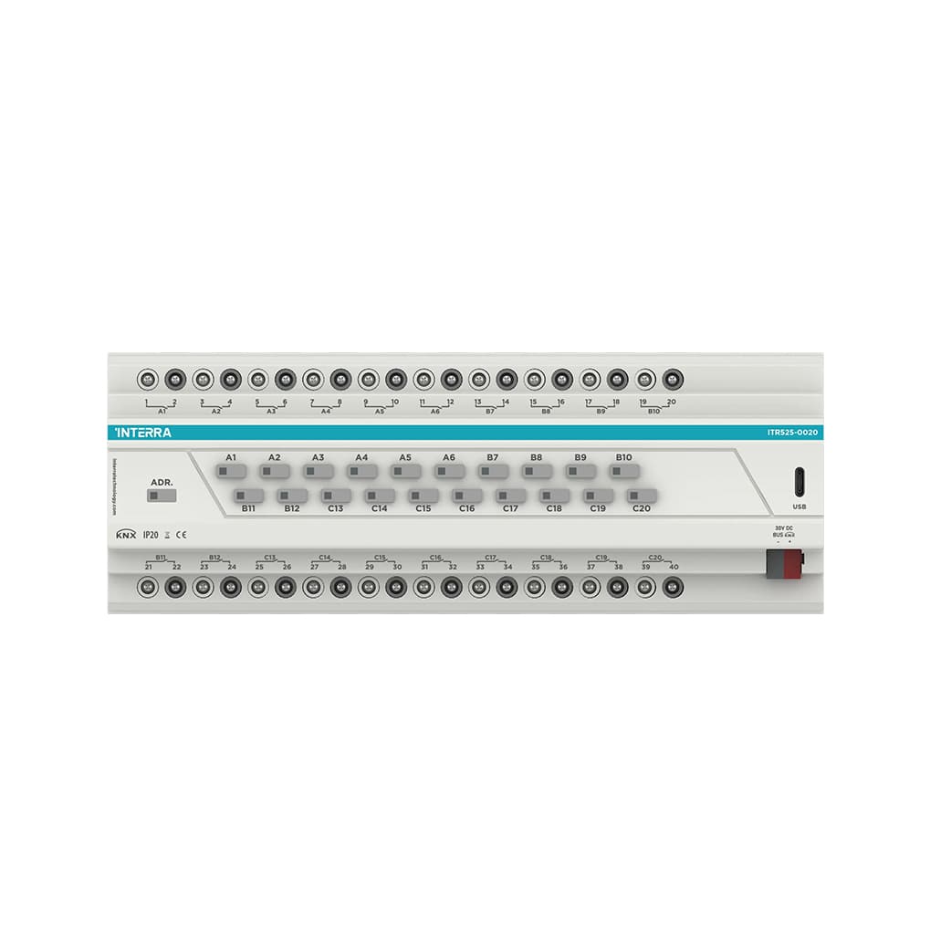 ITR520-0016 KNX Combo+ 20 Channel Actuator 1