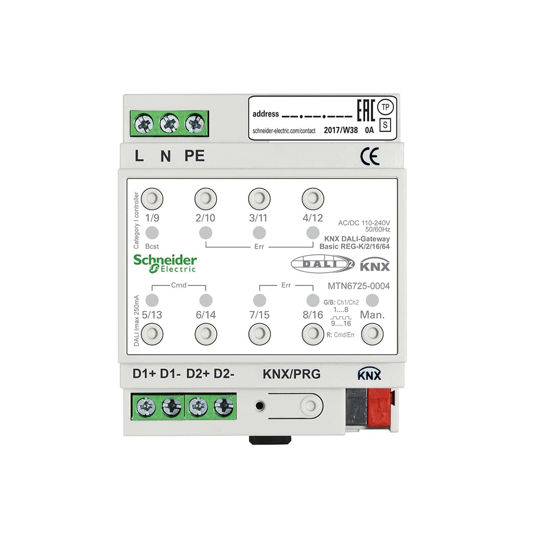 MTN6725-0004 Merten KNX DALI Gateway 2 Output 1