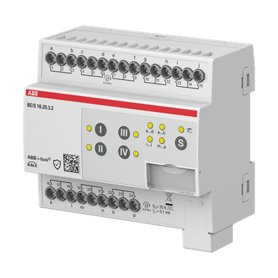 ABB KNX Binary Input 16-fold Contact Scanning with Manual Operation preview 1