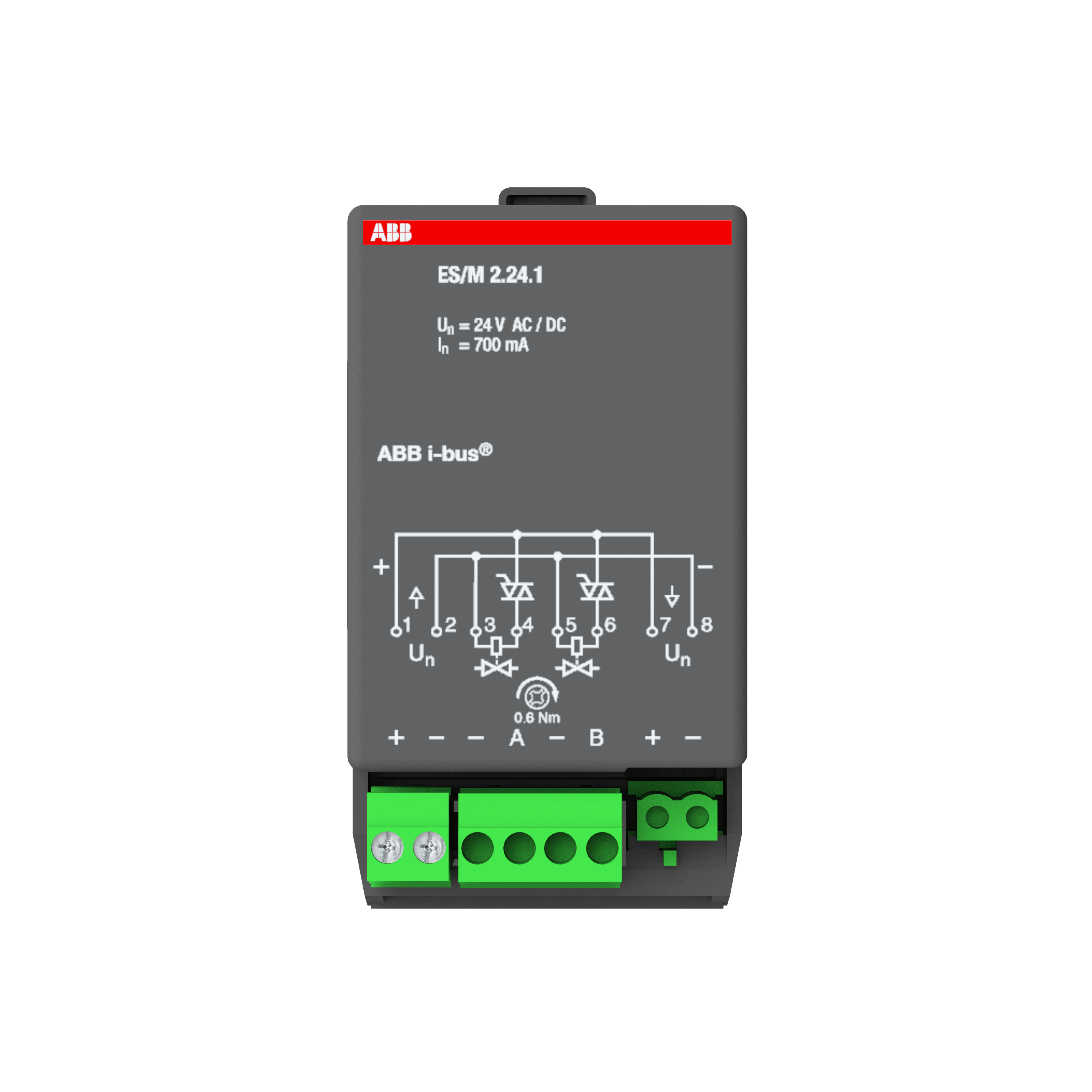 ABB KNX Electronic Switch Module 2-fold 24V preview 1