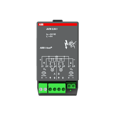ABB KNX Shutter Actuator Module 2-fold 24V DC preview 1