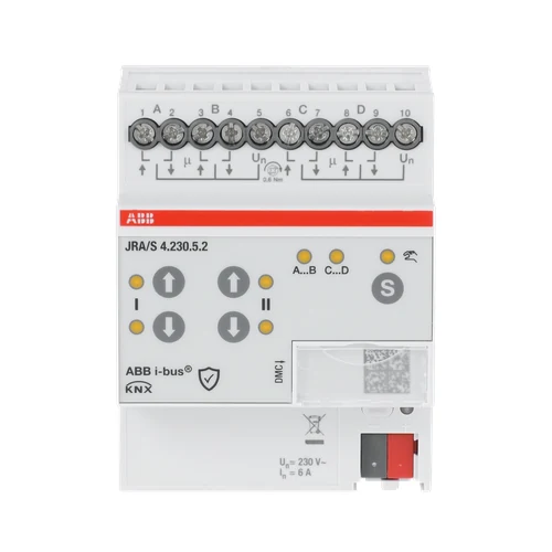 ABB KNX Blind/Shutter Actuator 4-fold 230 V Travel Detection Manual preview 1