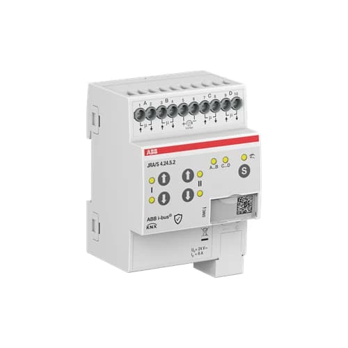 ABB KNX Blind/Shutter Actuator 4-fold 24 V Travel Detection Manual preview 1