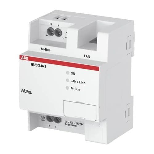 ABB KNX QA/S3.16.1 Energy Analyzer M-Bus 16 Devices MDRC preview 1