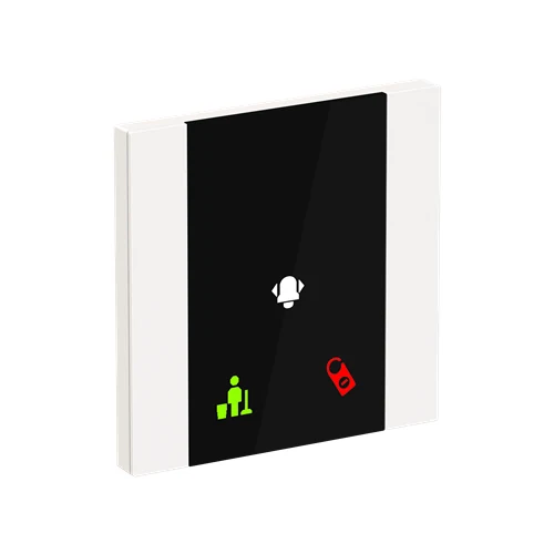 ABB YUA/U1.0.1-001 i-bus KNX Yurika Control Element 1/2-fold Room Outside Panel (FM, White) preview 1