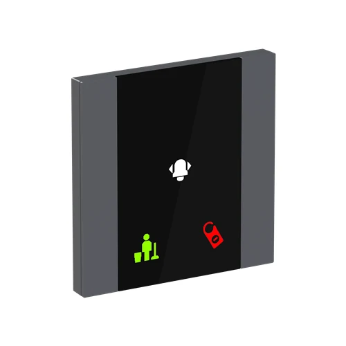 ABB YUA/U1.0.1-131 i-bus KNX Sensor Yurika Control Element 1/2-fold Room Outside Panel (FM, Silver) preview 1
