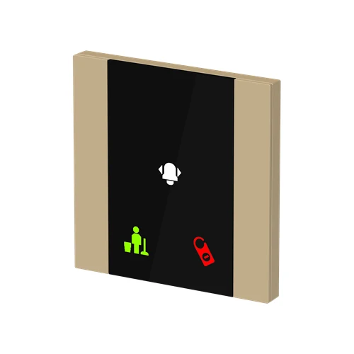ABB i-bus KNX Yurika Control Element 1/2-fold Room Outside Panel Champagne Gold (YUA/U1.0.1-411) preview 2