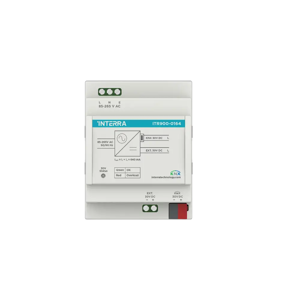 ITR900-0164 Interra KNX Power Supply 640 mA Auxiliary Output preview 1